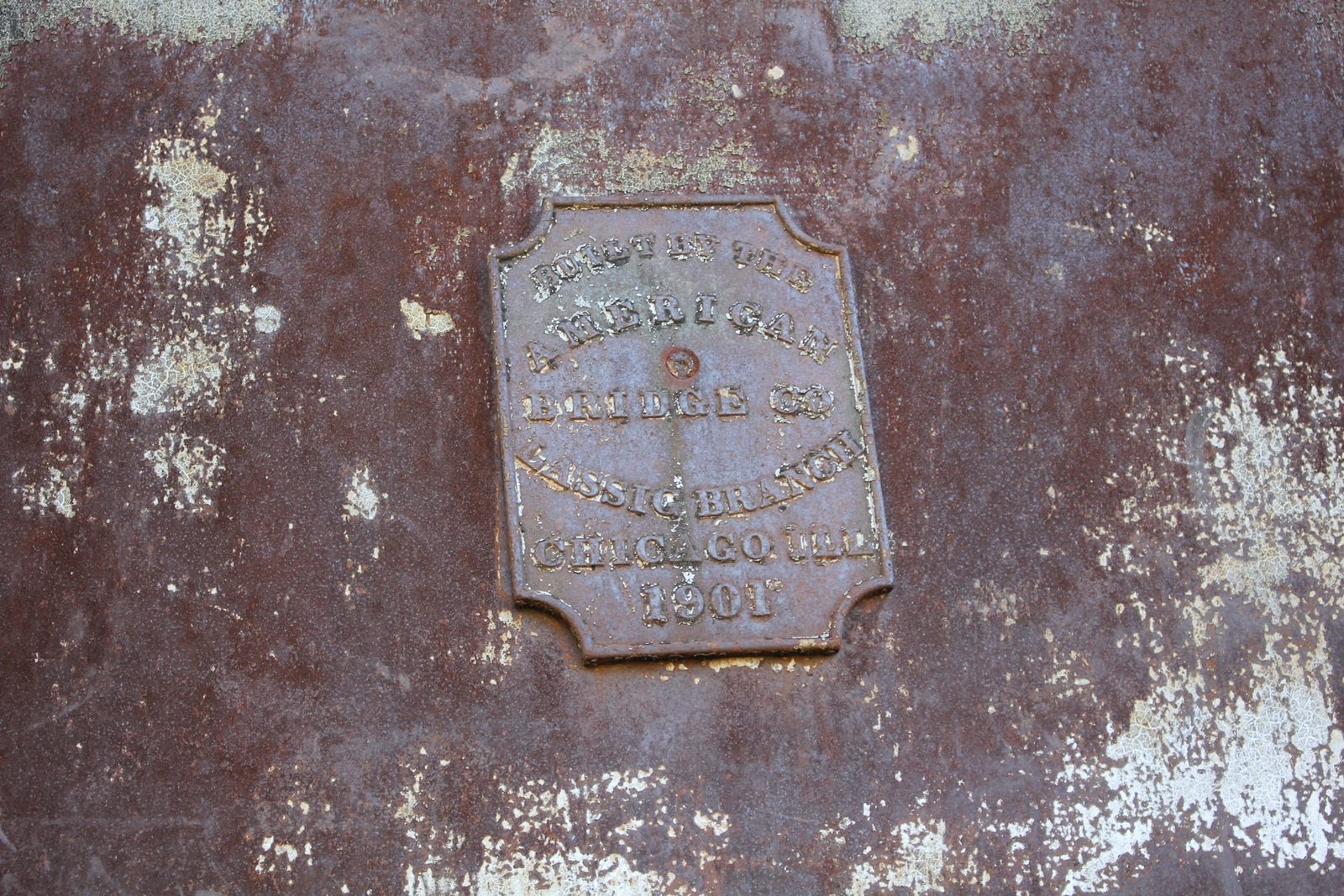 Plaque on north span